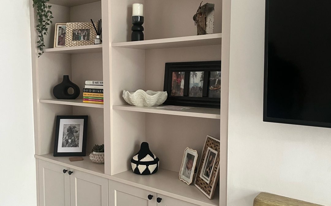 A stunning alcove transformation in Lymm: Handmade, bespoke units for a modern home